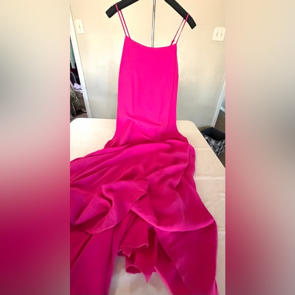 LOFT pink maxi dress size 0 - Picture 3 of 3